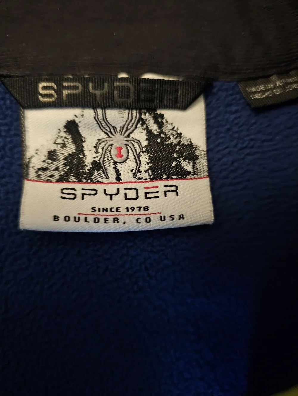 Spyder Mens Outbound 1/4 Zip Mid-Weight Waffle Knit Performance Sweater Size XL